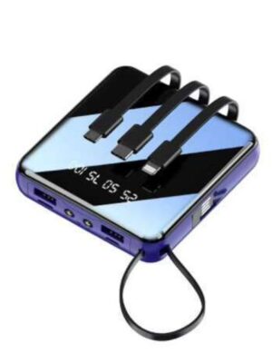 Mini 10000mAh USB Universal Power Pack LED Light Type-C Android