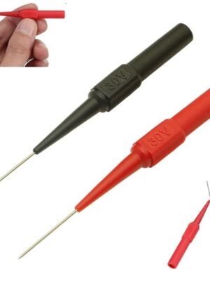 30V Diagnostic Tools Multimeter Test Lead Extention Back Insulation Piercing Needle Non-destructive Multimeter Test Probes Autotools Automotive Auto Kit