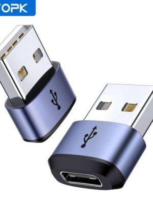 TOPK AT13 Type C USB female male charger PD data cable to connector USB-C port mobile phone converter