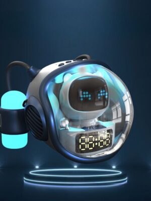 Spacecraft Gift Bluetooth Audio Astronaut Personalized Bluetooth Speaker Wireless Voice AI Calling Clock Speaker