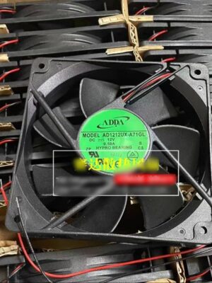Free shipping, brand new AD1212UX-A71GL 12025 12V 0.50A two-wire cooling fan