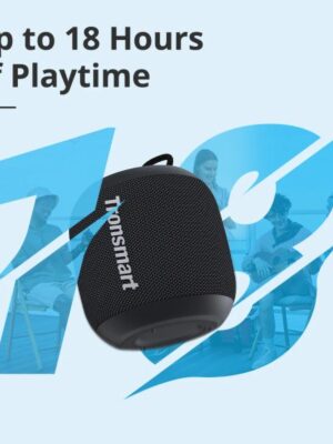 Tronsmart T7 Mini Speaker Portable Speaker with Bluetooth 5.3, Balanced Bass, IPX7 Waterproof, LED Modes for Outdoor f5874
