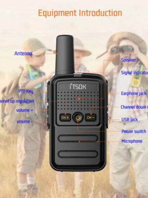 1/2/3pcs Mini Walkie Talkie Tablet Freetalk Phone Laptop Cellphones new 2025 Pad Toy 1~5 Km UHF Gift Two Way Transceiver Talki Walki UV5R