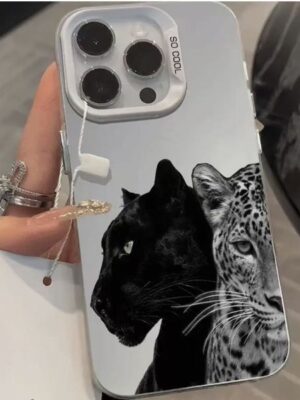 iphone case New black panther leopard case suitable for iPhone 17, Apple 16 Max/15, foreign trade 14 Pro 13, style