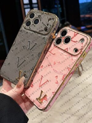 Designer Phone Case for iPhone 17 16 Pro Max Leather, Luxury iPhone Case 15 14 Plus 13 12 Pro for Women Men Shockproof Wallet Cover with Card Holder cases