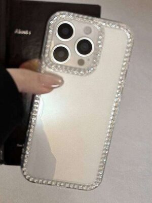 Luxury Bling Glitter Clear Phone Case For iPhone 16 13 15 11 12 14 Pro Max 17 Air Shockproof Transparent Soft Cover Coque
