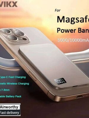 10000mAh Ultra Thin Battery Pack for Power Bank Magnetic Wireless Fast Charging Portable Charger H260227