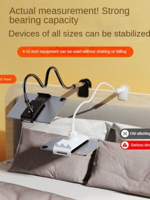 Multi Functional Mobile Phone Live Broadcast Support Folding Computer Lazy 2025 Tablet Desktop Bedside Clamp