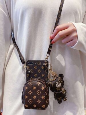 Trendy Brand Compatible Apple 15 Phone Case 13 Luxurious Small Flower iPhone 11 Crossbody Strap 12 Pro Max Zero ddmythur
