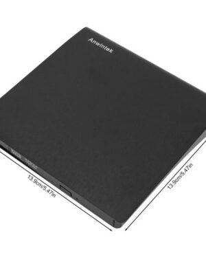 USB 3.0 Slim Drive Burner Reader Player Type-C CD ROM Reader Rewriter Slim External CD DVD RW Drive for PC Laptop Desktop Apple