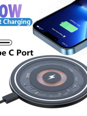 30W Wireless Charger Pad Stand for iPhone 14 13 12 11 Pro Max X Samsung Xiaomi Chargers Induction Fast Charging Dock Station