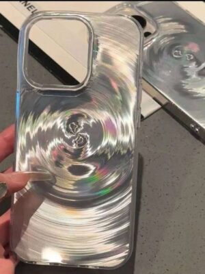 Water Ripple Pattern Phone Case For iPhone 17 16 15 12 14 11 13 Pro Max Air Vortex Shell Shockproof Silicone Cases Cover
