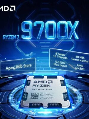 NEW AMD Ryzen 7 9700X AM5 Applicable to B850 38GHz 65W 8-Core 16-Thread 4NM L332M R7 9700X Gaming Processor DDR5 No Fan