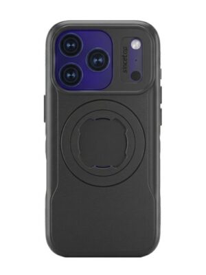 rugged bike phone case for iphone 17 16 15 14 pro max air universal quick release mount design wireless charging cover motorcycle mtb cycling protective case black