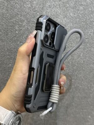 Suitable For 17, Phone Case, Military-Grade Anti-Drop Stand, 16 Max Premium Feel, Iphone 15 Pro With A Lanyard