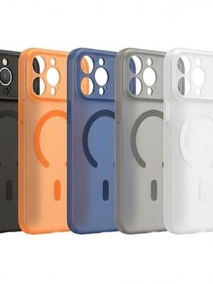Slim Magnetic Matte Transparent Phone Case Shock Absorbing Fingerprint Resistant Cover For Apple iPhone 17 Pro Max Bulk WholeSale