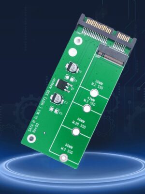 M.2 NGFF Converter SATA3 6G Card Hard Disk Card Reader B Key M2 To SATA Adapter SSD Adapter Card Supports 2230/42/60/80 M.2 SSD