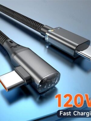 PD 120W USB Type C To USB C Cable for iPhone 15 Pro Max Fast Charging Charger USBC Data Cable Type-C Cable 0.25M/1M/1.5M/2M