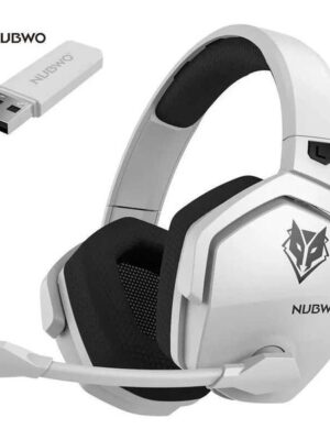NUBWO G06 Dual Wireless Headsets Gamer with Microphone for PC Mobile Switch 24GHz Bluetooth 53 Gaming Headphones J260423