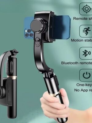 2023 NEW Phone Gimbal stabilizer Wireless Bluetooth selfie stick tripod Stabilizer holder bracket For Smartphone live