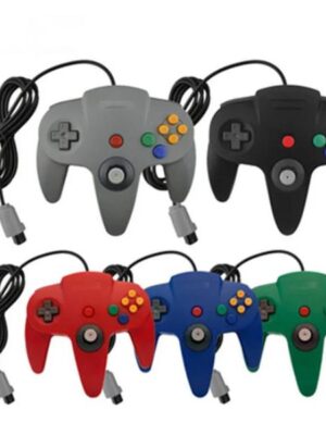 Ship by Sea N64 Controller Wired Game Controllers 64-bit Gamepad Joystick for PC N64 Console Video Game System 14 Colors