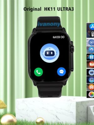 Smart Watch HK11 Ultra3 Schedule Reminder Support TWS Earphone Connect Network Sharing AI Robot Offline Voice Wake up Smartwatch