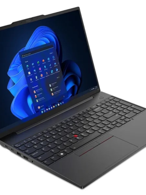 Lenovo ThinkPad E16″ – AMD Ryzen 5, 16 GB RAM, 512 SSD, Black – Business Laptop – AMD Ryzen™ 5 7530U – 512 GB SSD – 16 GB RAM | 21JTXA0800