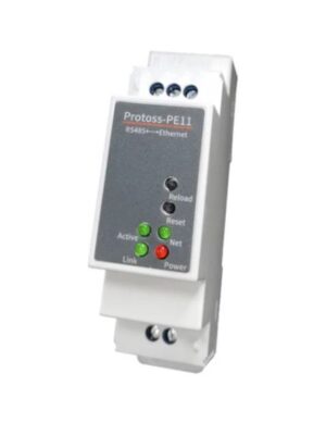 DIN-Rail Serial Port RS485 To Ethernet Converter Device Server Protoss-PE11 AC110V~220V or DC Power