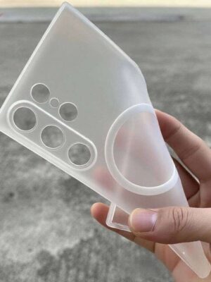 Luxury Soft Thin TPU Slim Matte for Magsafe Case For Samsung Galaxy S26 S25 S24 Plus S23 Ultra Wireless Charge Cover