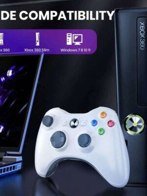 2.4G Wireless Controller for Xbox 360/360 Slim/PC Gamepad Video Game Rocker Dual Vibration Sensing Console Gaming Accessories S260506
