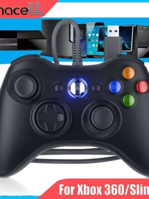 Wired Controller For Xbox 360/Slim Gaming Joystick 2.4G Wireless Remote Control Gamepad 6-axis Dual Vibration Video Game Handle S260506