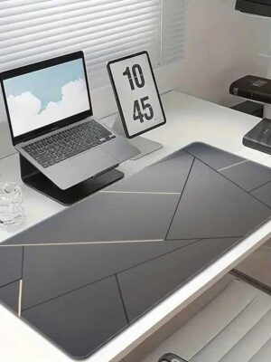 Premium solid color XXL gaming mouse pad anti-slip rubber base-Large expansion keyboard pad for work and entertainment durableT260508