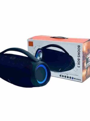 BOX3 God of War 3rd Gen Bluetooth Speaker, Wireless Portable Outdoor Speaker with USB TF Card Slot, RGB Desktop Audio Player Equipped with Carry Handle