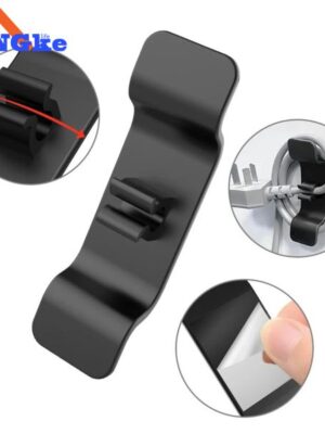 Organizador de cables, enrollador de cables, Clips de mesa, soporte de Cable ajustable, administrador de cables, abrazadera fija, bobinador de cables