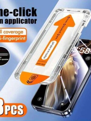 3Pack Tempered 17 16 15 14 Screen Protector For iphone 13 12 11 Pro Mini 16e Air XR XS Max Glass Film 26L0507