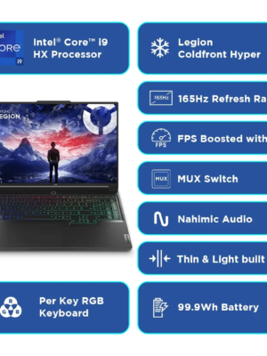 Lenovo Legion 7 – Intel i7, 32 GB RAM, 1 TB SSD, NVIDIA RTX 8GB, Eclipse Black – Gaming Laptop | Gaming PC – Intel® Core™ i7 | 83FDXA06IN