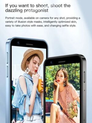 SOYES XS16 Mini 3.0 Inch Smart Phone 4G LTE 3GB RAM 64GB ROM Android 10.0 Quad Core 2000mAh Type C Dual SIM Standby Small Phone