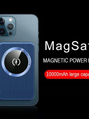 Wireless Magnetic Power Bank 10000mAh PD 20W Two-way Fast Charging External Battery Portable Pocket Charger For iPhone 12 13