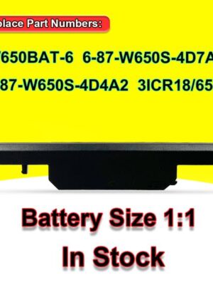 W650BAT-6 Battery For Hasee K610C K650D K750D K570N K710C K590C K750D for CLEVO W650S W650DC Series Laptop 11.1V 48.84Wh