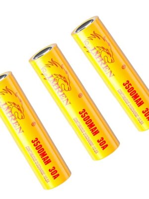 IMREN Authentic 18650 Rechargeable Battery, 3500mAh 3.7V High Performance Li-ion Battery for Flashlights