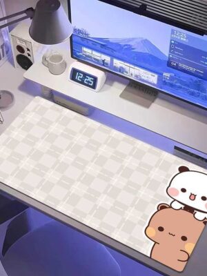 Large Kawaii Deskmat Game Mousepad BuBu DuDu Kawaii Mouse Pad With Lockedge Desktop Mat Size For Game Keyboard Pad For GamerT260508