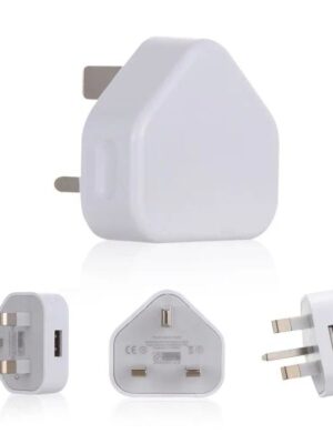 Universal 1 Port USB 3 Pin UK Plug 5V 1A USB Wall Charger Power Adapter Home Charging Plug 4pcs/pack