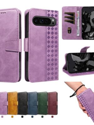 PU Leather Wallet Cases For Google Pixel 10 Redmi A5 Xiaomi POCO C71 15 Pro Ultra 14 14T Honor 400 Lite X9C 200 Cube Square Credit ID Card Slot Holder Cover