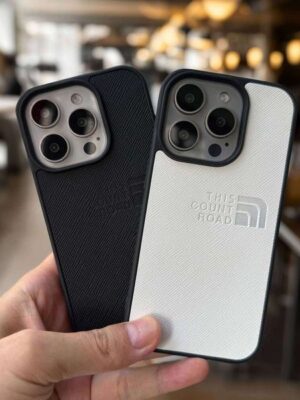 outdoors phone case for iphone 17 16 15 14 plus 13 12 11 pro max cover Luxury funda embossing Cross pattern leather cases J260530