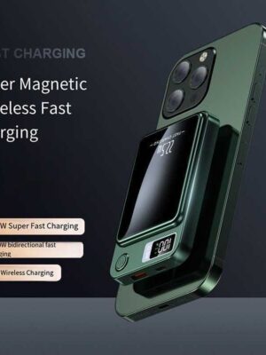 10000mAh Wireless Magnetic Qi Power Bank Mini Portable Spare Battery Type C Fast Charger For Iphone Samsung Macsafe 2024 NewCL240808