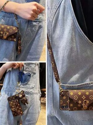Fashion designer case suitable for iphone 15 14 13 pro max with wallet ddmythur