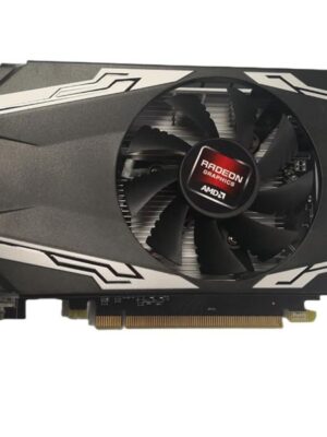 Radeon R7 240 4GB Graphics Card, 320SP DDR3 128-bit CRT VGA/HDMI/DVI Office Gaming Ultra-Thin LP Video Card, PCI Express 2.0 Single Fan for Office and Gaming