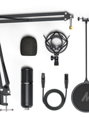 MAONO XLR Condenser Microphone Kit Professional Cardioid Vocal Studio Recording Mic for Streaming Voice Over Home-Studio.PM320S