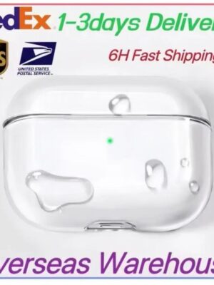 USA Stock for AirPods Pro 2 Airpods pro 3 3rd Earphones Solid Silicone Cute Protective Headphone Cover airpods 4 Wireless Charging Box Shockproof 3nd 2nd