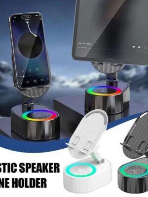 Mobile phone sensing bracket Bluetooth bracket speaker Home smart wireless Bluetooth speaker